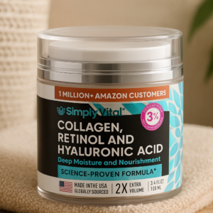 Retinol Face Moisturizer with Collagen & Hyaluronic Acid