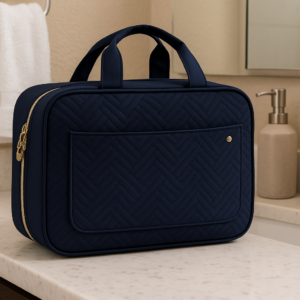 BAGSMART Large Travel Toiletry Bag - Blue Waterproof Organizer