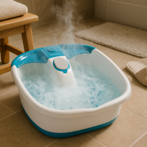 Homedics Bubble Mate Foot Spa with Massage Nodes and Pumice Stone