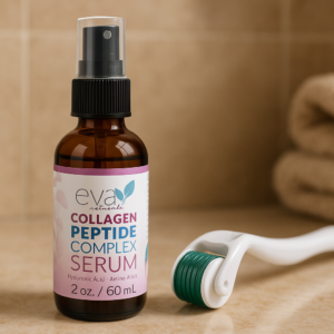 Eva Naturals Peptide Serum with 0.25mm Derma Roller Bundle